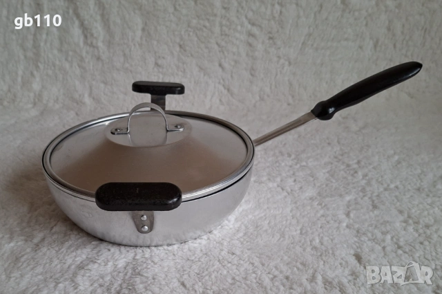 Тиган с решетка комплект от 3 части от алучиний - нов, снимка 2 - Съдове за готвене - 54208512