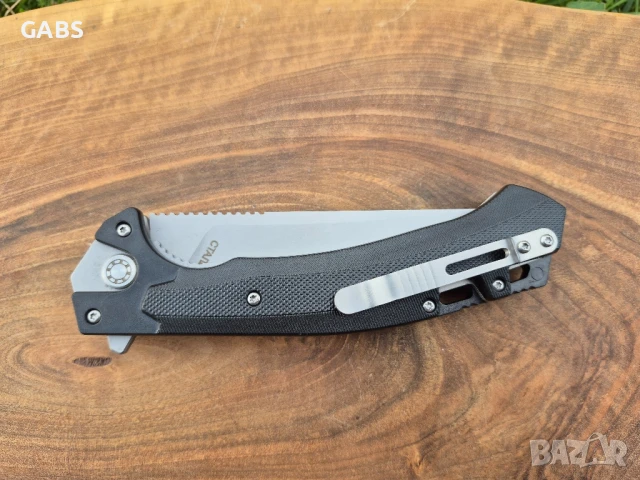 Руски сгъваем нож НОКС Нукер,дизайн А.Бирюков, снимка 4 - Ножове - 50667510