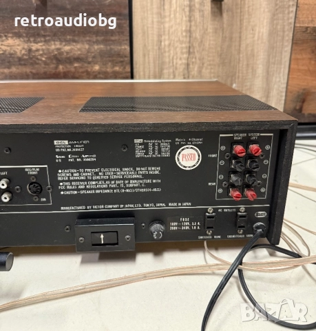 🔊Ретро масивен ресивър - усилвател с радио JVC 4VR-5436 - Made in Japan🔊, снимка 12 - Ресийвъри, усилватели, смесителни пултове - 51810509