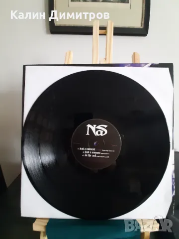 Nas – Just A Moment (12” Vinyl Single), снимка 7 - Грамофонни плочи - 48480337