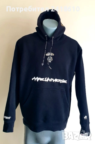 Bape AAPE By A Bathing Ape Cotton Hoodie Mens Size M ОРИГИНАЛ! Мъжка Качулка., снимка 10 - Суичъри - 53373430