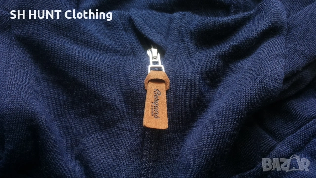 Bergans of NORWAY TUVA LIGHT WOOL HOOD Jacket 100% Merino Wool размер XXL суичър - 1970, снимка 7 - Екипировка - 53249546