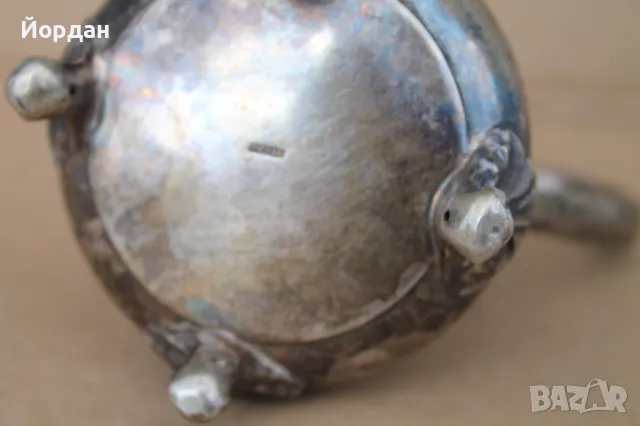 Сребърна кана за мляко, снимка 10 - Други ценни предмети - 49862308