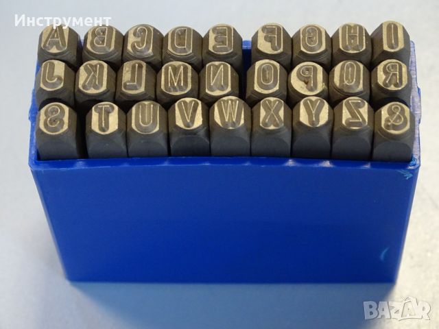 Комплект шлосерски букви-латиница 4 mm Gravurem-S 58-61 HRC, снимка 2 - Други инструменти - 45617624