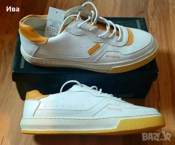 Нови мъжки обувки от естествена кожа 