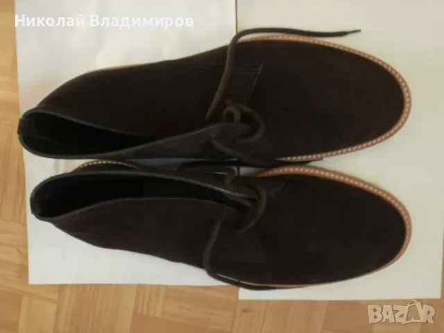 Обувки мъжки Bally оригинални естествена кожа велур 44-45 номер, снимка 1 - Ежедневни обувки - 47858496