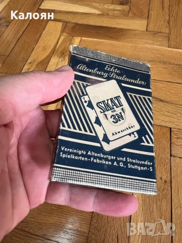 Карти за игра в кутия немски