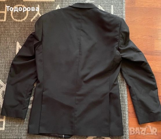 Черно мъжко сако, снимка 4 - Сака - 54092586