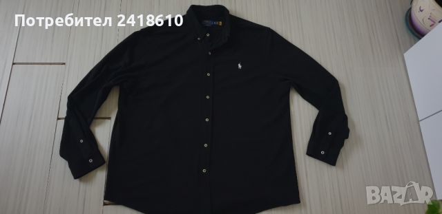 POLO Ralph Lauren FeatherWeight Mesh Pique Cotton Mens Size 2XL НОВО! ОРИГИНАЛ! Мъжка Риза!, снимка 4 - Ризи - 45734035