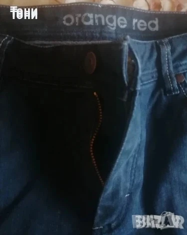 Orange Red Оригинал Нови Мъжки Дънки L , снимка 5 - Дънки - 51040289