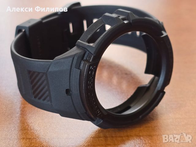 Spigen Rugged Armor Pro Case - кейс за Samsung Galaxy Watch 5 Pro 45мм, снимка 6 - Смарт гривни - 45478864