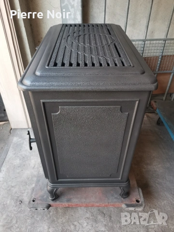 Френска чугунена печка на дърва 12kW, снимка 7 - Камини - 53833704