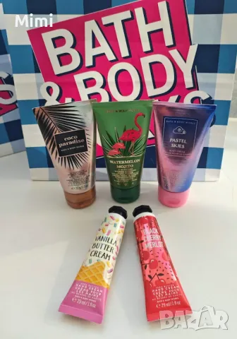 Продавам Bath and Body Works лосиони, кремове за ръце, дезинфектанти, сапун, снимка 4 - Комплекти и лотове - 41189498