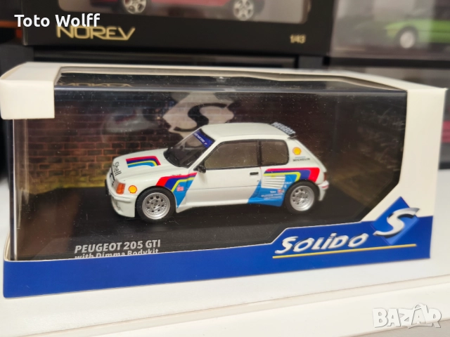 Peugeot 205 GTi Dimma Rally Tribute '1992 - Solido - 1/43