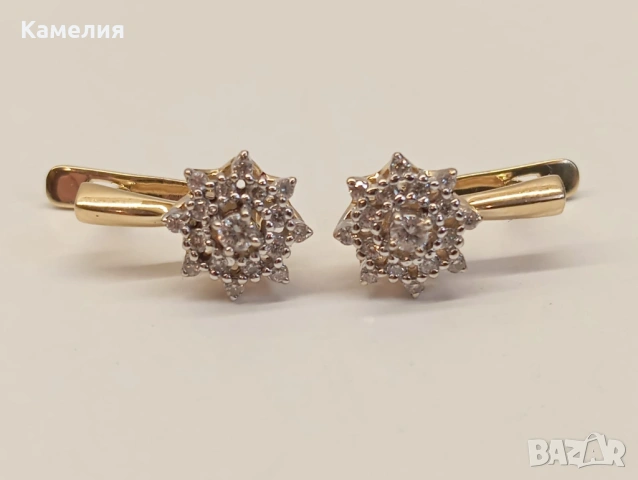 Руско злато , снимка 2 - Обеци - 53938861