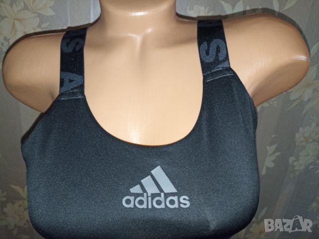 Adidas 75 B- Спортен сутиен в черно с кръстосани ластици , снимка 9 - Бельо - 45190992