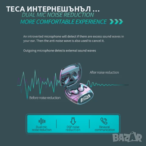 Безжични Слушалки за Сън – Удобни и Леки, Идеални за Аудио Приказки, Музика, Игра и Почивка, снимка 10 - Слушалки и портативни колонки - 50907698