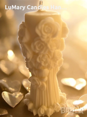 Свещ “ Елегантни рози”