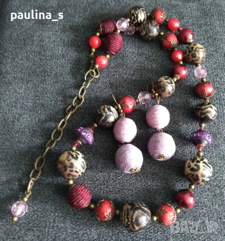 Лот от Шест различни броя / Гердани, чокър и бижутерийни комплекти , снимка 6 - Колиета, медальони, синджири - 37477020