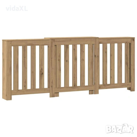 vidaXL Капак за радиатор, дъб артизан, 205x21,5x83,5см(SKU:852770)