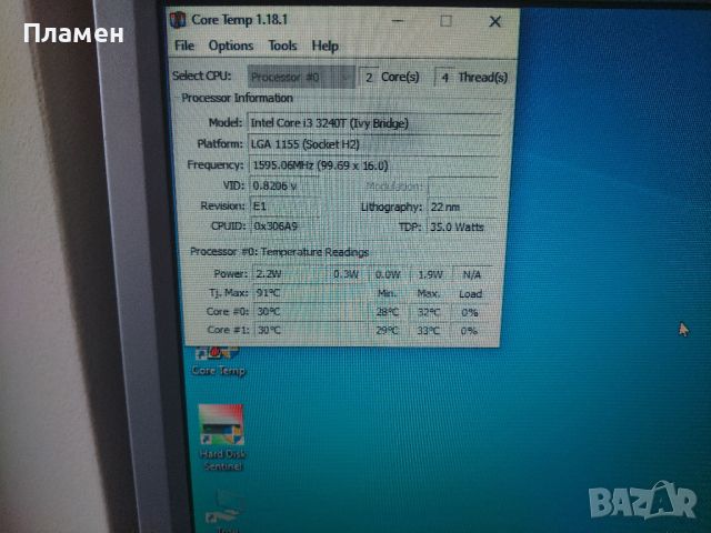 Настолен компютър HP - Intel Core i3/8гб. рам/1Тб. хард/HD Graphics, снимка 6 - Работни компютри - 45496572