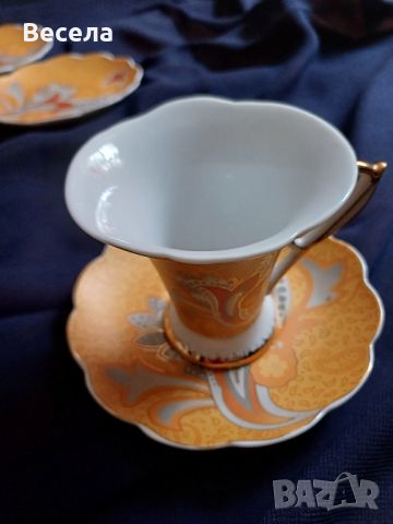 Японски порцелан за кафе, снимка 5 - Чаши - 45569959