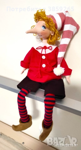 Кукла Пинокио. Ръчна изработка. , снимка 7 - Кукли - 52420931