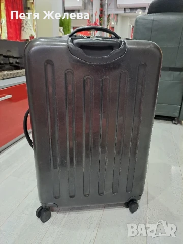 Куфар HAUPTSTADTKOFFER ( с телескопична дръжка, колела, шифър,уширител), снимка 8 - Куфари - 51039381