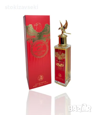 Оригинален арабски у н и с е к с парфюм AL FAKHR Shaheen Red AQD, 100ML, EAU DE PARFUM, снимка 1 - Унисекс парфюми - 49528318