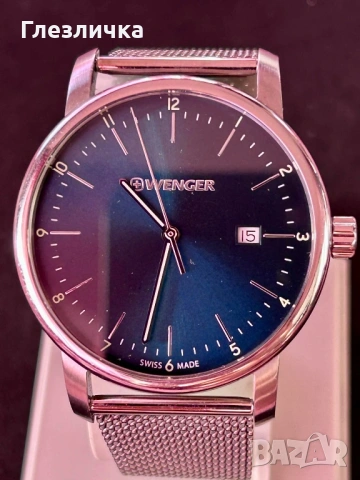 Оригинален швейцарски кварцов часовник Wenger., снимка 3 - Други ценни предмети - 53169311