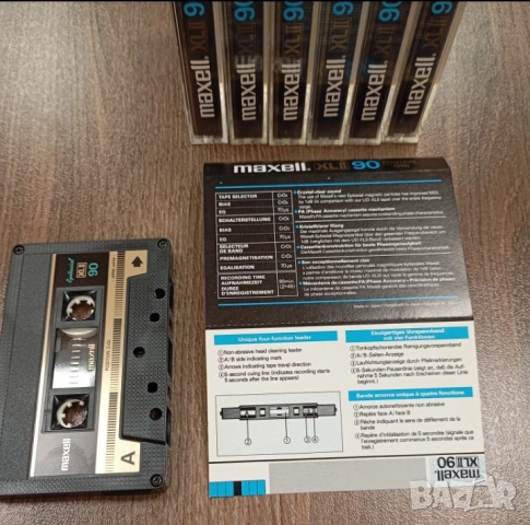Maxell Black XLII 90 Epitaxial хромни аудио касети, снимка 2 - Аудио касети - 52402871