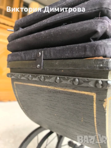 Антикварна количка за кукли, снимка 12 - Колекции - 51411227