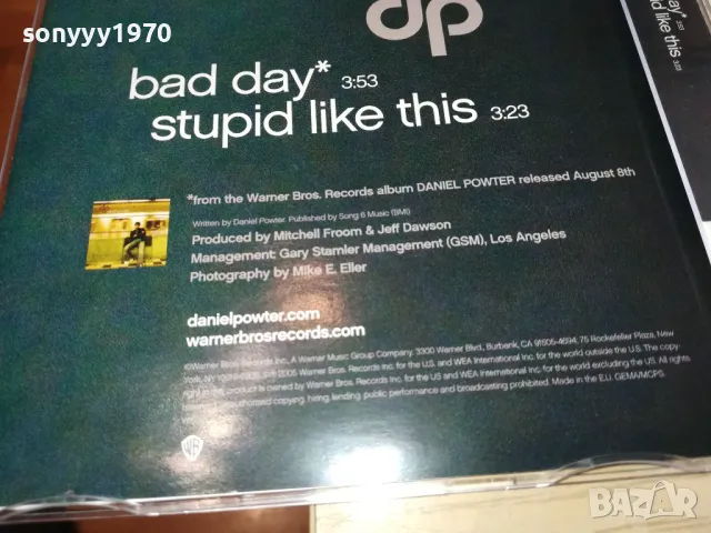 DANIEL POWTER CD 2602251901, снимка 15 - CD дискове - 49290727