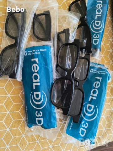 3d очила нови real 3 d, снимка 2 - Слънчеви и диоптрични очила - 50665719