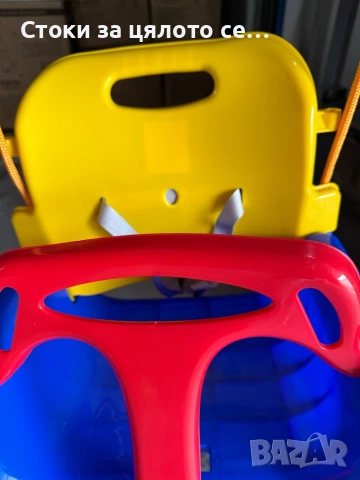 Детска люлка с облегалка 3в1 до 40кг, снимка 3 - Градински мебели, декорация  - 54153359