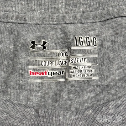 Мъжка тениска Under Armour Logo | L размер, снимка 3 - Тениски - 50459501