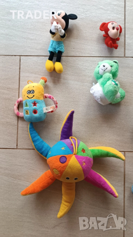 плюшена плюшени  сетивна играчка крава - K”s KIDS Mickey Mouse октопод риба мече, снимка 5 - Рисуване и оцветяване - 18803084