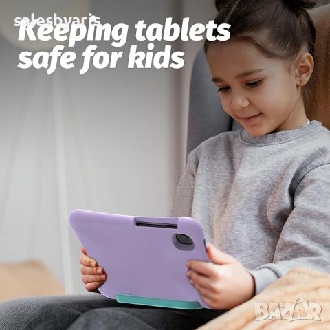 EVA Детски Калъф за Samsung Galaxy Tab A9 8.7" (Лилав), снимка 5 - Калъфи, кейсове - 45150470