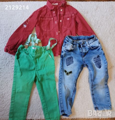 Детски панталони и риза, снимка 1 - Детски комплекти - 46262900