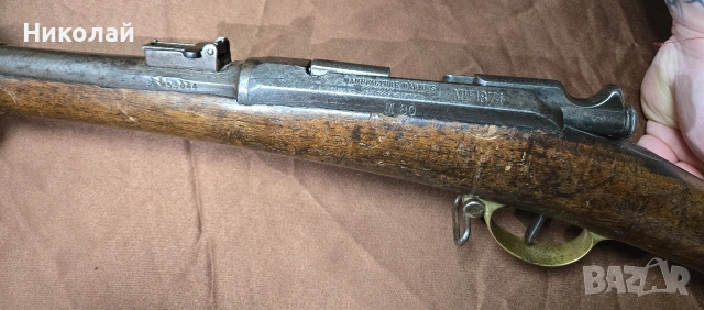 Пушка Франция Гра, Грас мле 1874, снимка 3 - Антикварни и старинни предмети - 54030764