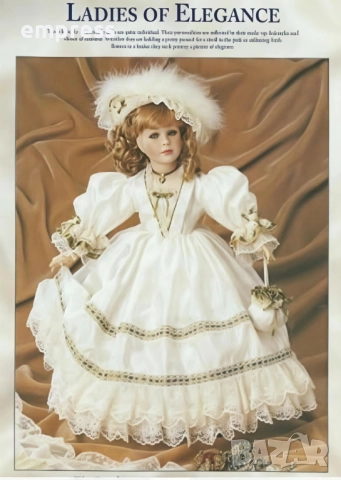 Порцеланова кукла Alberon Lady Helena , снимка 2 - Колекции - 52702348