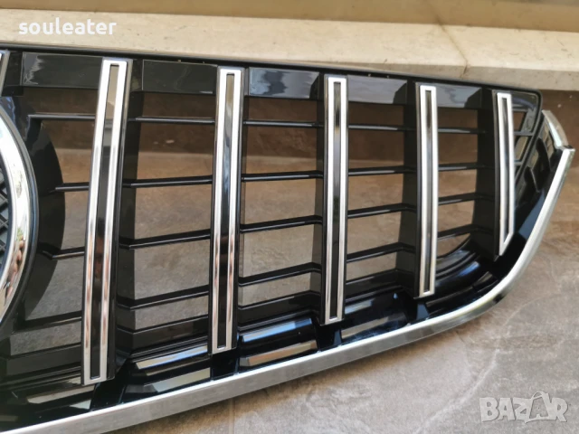 Решетка/маска с емблема тип GT/GTR за Mercedes W207 2009/2012, снимка 3 - Части - 50813546