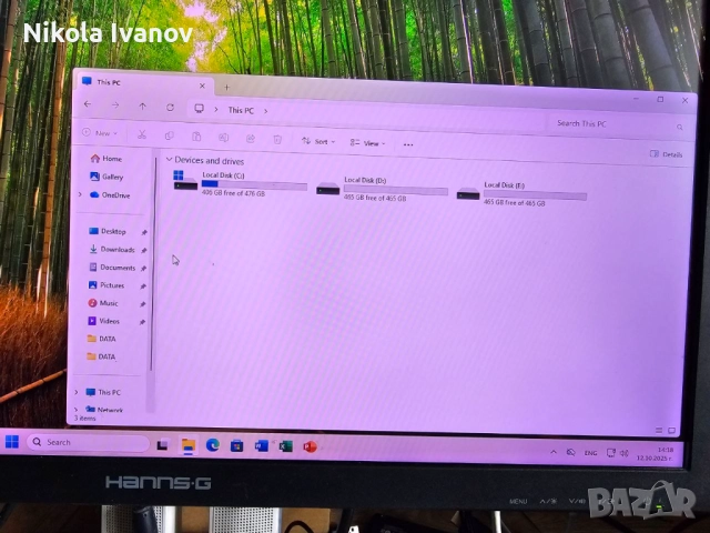 PC intel core i7 8700 4.60 Ghz | UHD Graphics | 32GB 2666Mhz RAM | 512GB SSD + 1TB HDD | Windows 11, снимка 7 - За дома - 52028705