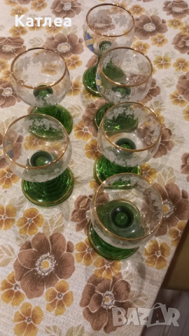 Кристални чаши , снимка 3 - Чаши - 53641183