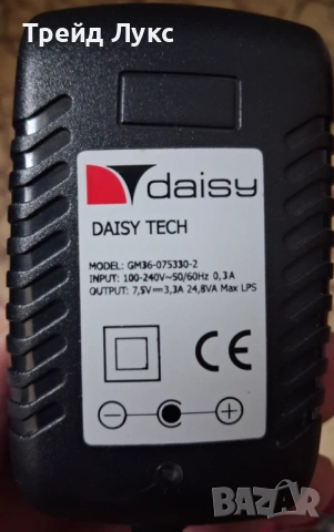 Захранващи адаптери GM36-075330-2 7.5V 3.3A - 3 броя