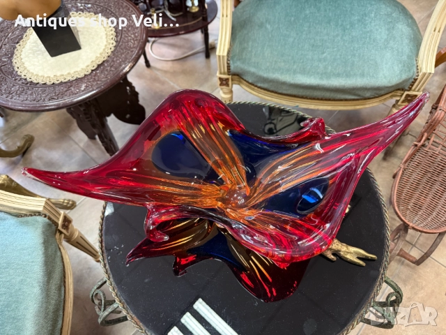 Стъклена купа MURANO №7401, снимка 5 - Антикварни и старинни предмети - 51893764