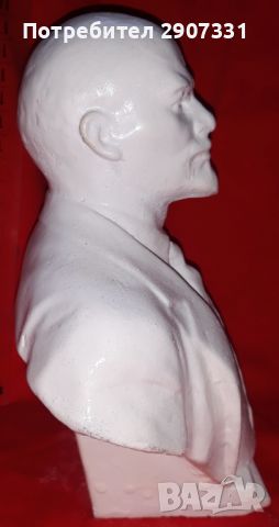 Гипсова скулптура на Ленин. СССР. възстановен, снимка 4 - Други ценни предмети - 45546368