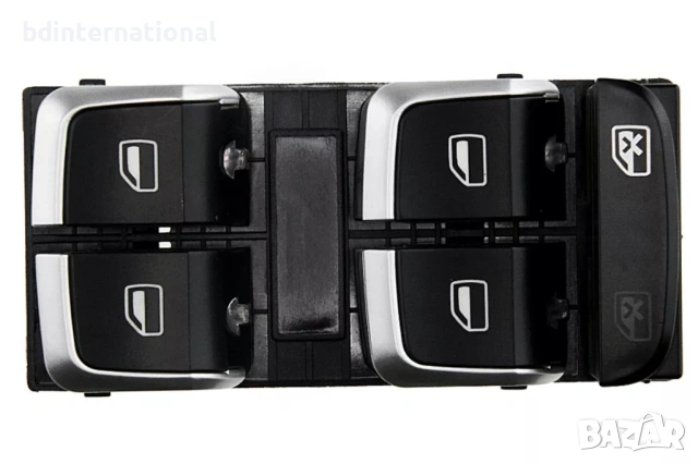 8K0959851F Бутон ключ за ел.стъкла, Audi, A4 B8, A5, Q5 8R, Хром, 10 ПИН, снимка 5 - Части - 53751672