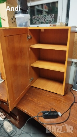 Кухненски шкафофе горен ред с врати от масив цвят череша 80/50 - 54/32см, снимка 6 - Кухни - 53091150