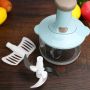 Кухненски робот, чопър с три остриета и ръчно предпазно заключване, 1,5 л, снимка 3